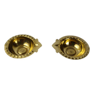 Brass Mani Dweepa Varnana Diyas 2 Pcs